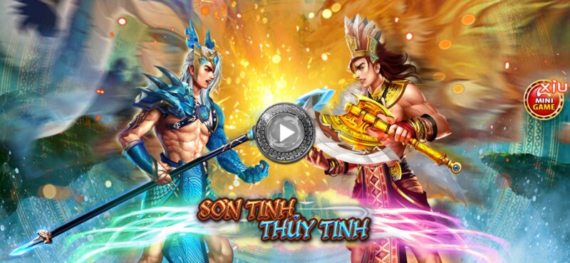 Sơn Tinh Thủy Tinh là một trong những trò chơi nổi bật tại Vz99