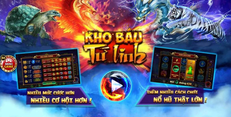 Tìm hiểu về game kho báu tứ linh Vz99